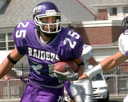 Nick Sirianni playing for Mount Union College.