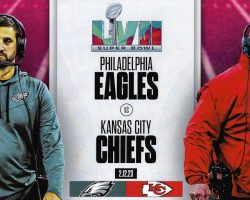 Super Bowl LVII poster.