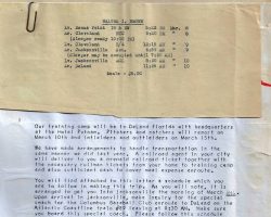 Columbus training camp travel schedule. February 24, 1937. 2-24-37Columbus