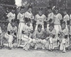 Frewsburg baseball.  Conlan is third from left in back row. 1981.