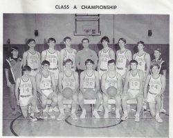 Fredonia basketball team, 1972.