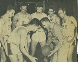 Bonnies Vs. Johnnies. February 14, 1952.