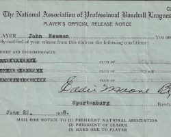 Player's Official Release Notice. June 22, 1938. Player's Official Release Notice. June 22, 1938.