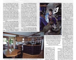 Shawn Higbee. Roadracing World. August 2005. Page 4.