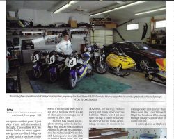 Shawn Higbee. Roadracing World. August 2005. Page 5.