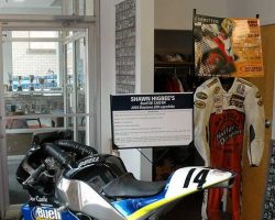 Shawn Higbee's Buell at the CSHOF exhibit hall.