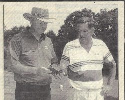 Senior Tourney held at Bartlett. 1995.