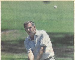 Dunnellon's Bob Gunnell chips.