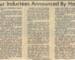 First Of Four Inductees Announced By Hall Of Fame. 1991.