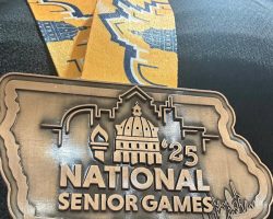 Bronze medal from the 2025 National Senior Games.