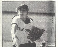 Frewsburg Hurler Brianne Prince. 1996.