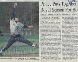Prince Puts Together A Royal Season For Bears. June 23, 1996.
