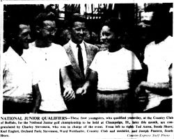 National Junior Qualifiers. July 18, 1951.