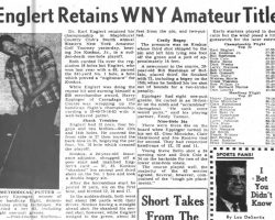 Englert Retains WNY Amateur Title. July 1, 1966