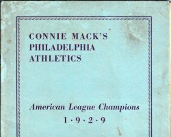 1929 American League Champions book cover