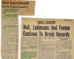 Three Course Records Set In Cross-Country. 1973.
