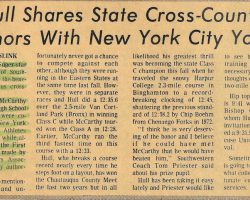 Hull Shares State Cross-Country Honors With New York City Youth. <em>Post-Journal</em> (Jamestown), 1973.