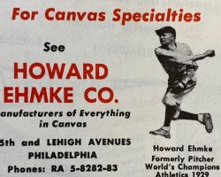 Howard Ehmke Co. 1953 advertisement.