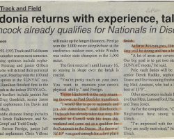 Fredonia returns with experience, talent. December 13, 1993.