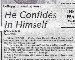 He Confides in Himself