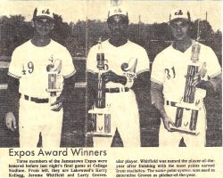 Expos Award Winners. 1980.