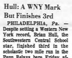 Hull: A WNY Mark But Finishes 3rd. April 27, 1974.