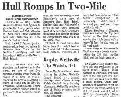 Hull Romps In Two-Mile. June 4, 1973.