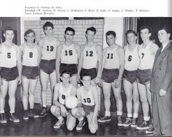 Southwestern Central School volleyball team, 1950. Southwestern Central School volleyball team, 1950.