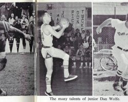 Dan Wolfe, an athlete with many talents, 1968. Dan Wolfe, an athlete with many talents, 1968.