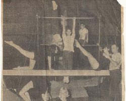 BC Gym Team In First State Meet. November 1, 1965.