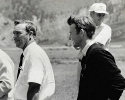 Arnold Palmer with Stan Marshaus in 1968. Arnold Palmer with Stan Marshaus in 1968.