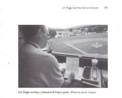 Excerpt from <em>In The Ballpark.</em> by George Gmelch and J.J. Weiner, J.J. Page 189. 1998. Excerpt from In The Ballpark. Page 189.