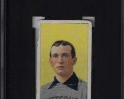 Tommy Leach. American Tobacco Company trading card front side, 1909. This card is in the CSHOF collection. Tommy Leach. American Tobacco Company trading card front side, 1909.