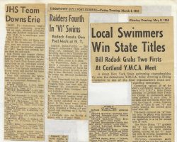 Swimming articles. 1955.