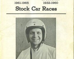 Ron Blackmer - Stateline Speedway Program, 1965.
