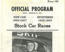 Skip Furlow - Stateline Speedway Program, 1967.