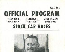 Bobby Schnars - Stateline Speedway Program, 1969. Bobby Schnars - Stateline Speedway Program, 1969.