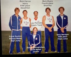 St. Mary’s School for the Deaf Olympic team members. 1977.