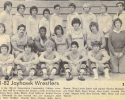 1981-82 Jayhawk Wrestlers. 1982.