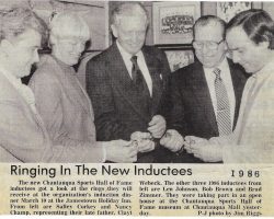 Ringing In The New Inductees. 1986.