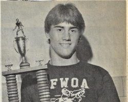 Marty Nichols, 1986 Post-Journal Wrestler of the Year.