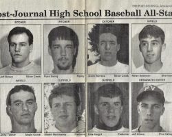 1993 Post-Journal HIgh School Baseball All-Star Team. June 26, 1993.