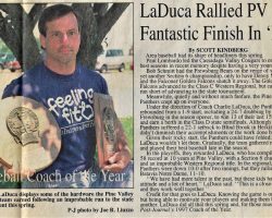 LaDuca Rallied PV To Fantastic Finish In 'D'. 1997.