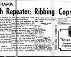 Golen Scratch Repeater; Ribbing Cops All-Events. November 22, 1965.