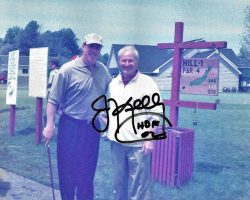 Jim Kelly, Pro Football Hall of Famer, with Stan Marshaus. Jim Kelly, Pro Football Hall of Famer, with Stan Marshaus.