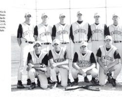2001 Frewsburg Central School baseball team.