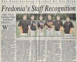 Fredonia's Staff Recognition. 2013.