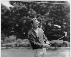 Arnold Palmer, 1980. Arnold Palmer, 1980.