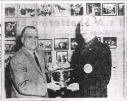 Ex-Jamestown Man Honored. March 27, 1962.