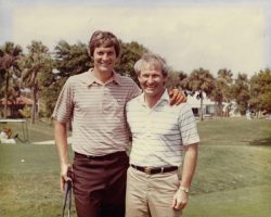 Andy North, U.S. Open Champion, with Stan Marshaus in 1982. Andy North, U.S. Open Champion, with Stan Marshaus in 1982.